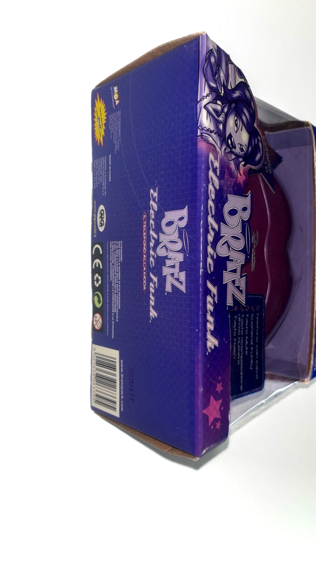 Bratz Electric Funk Metallic Pink Lips Corded Telephone – Boxed
