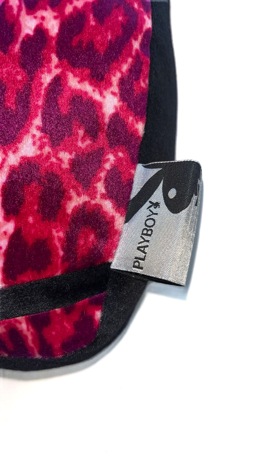 Playboy Pink Leopard Print Rabbit Head Cushion – With Tags