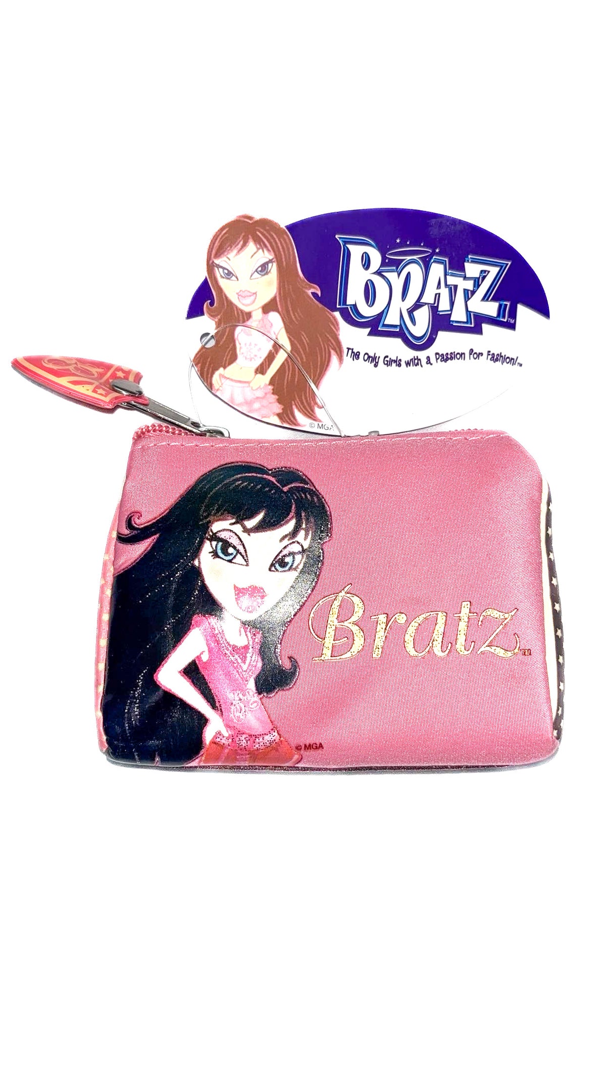 Conjunto de bolso de hombro hobo rosa preppy y bolso a juego de Bratz – Con etiquetas