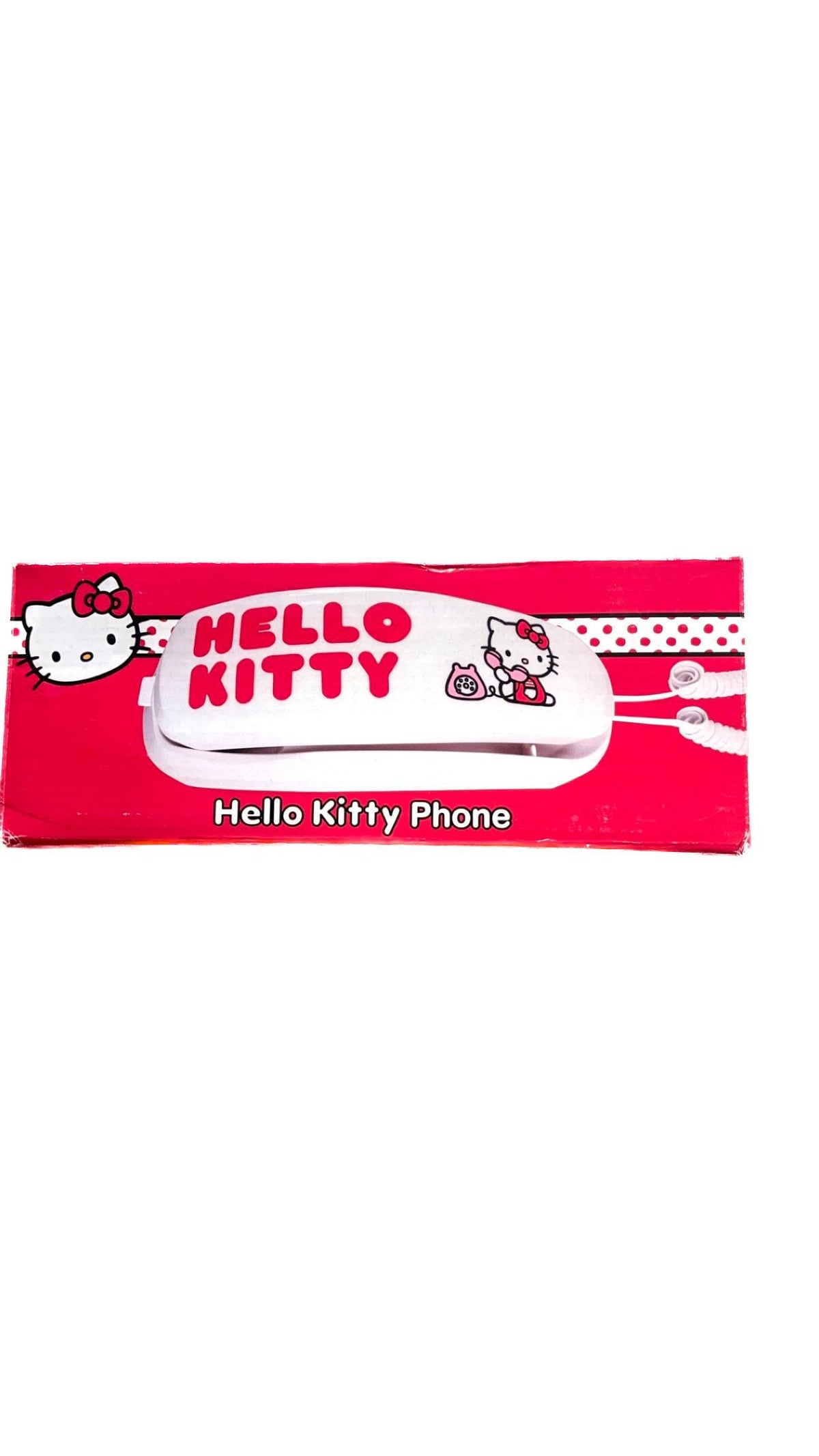 Sanrio Hello Kitty Corded Landline Phone (2009) – New in Box