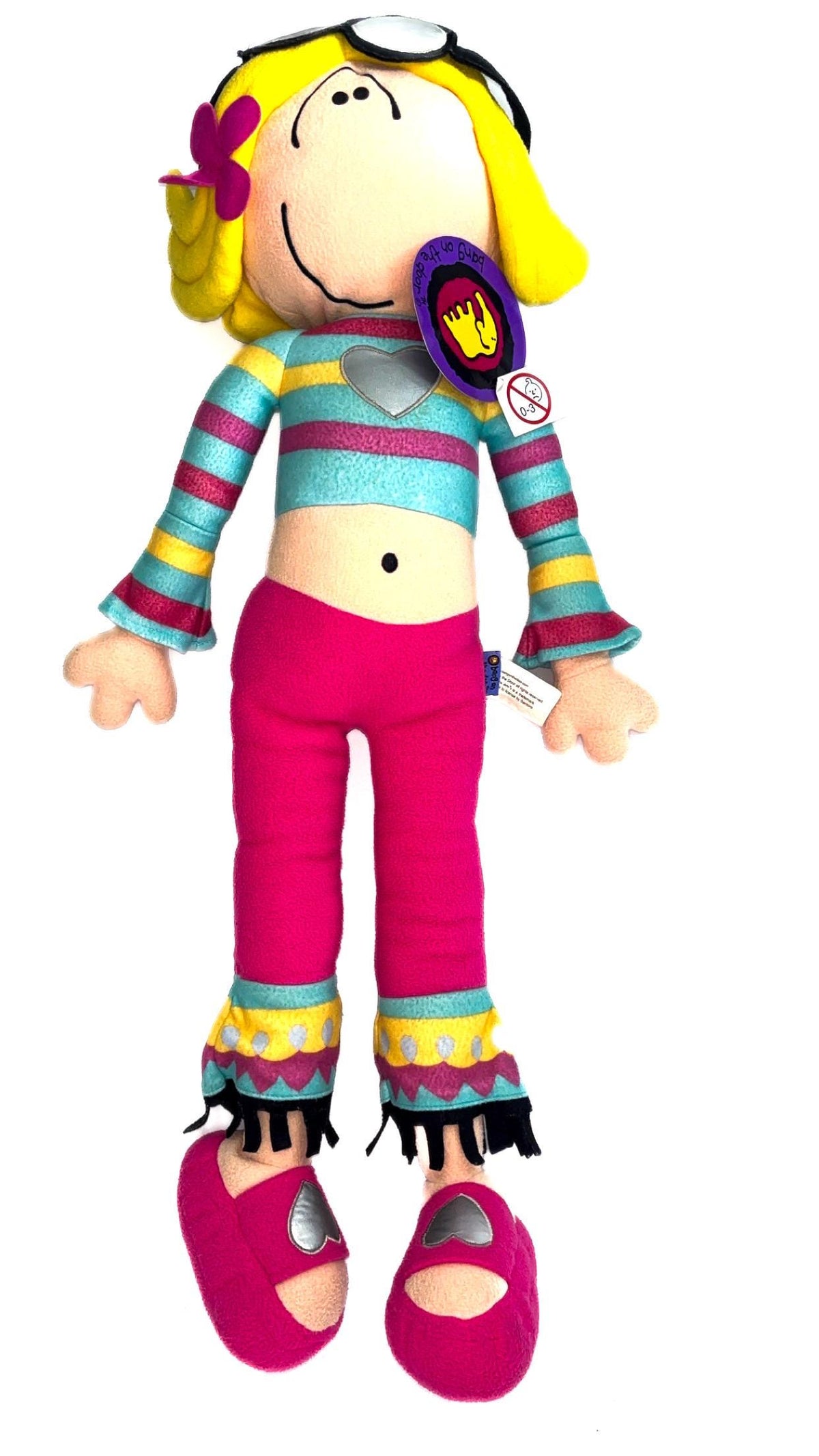 Santoro XL Groovy Chick Plush Cuddle Cushion (2003), 30 Inches – New With Tags