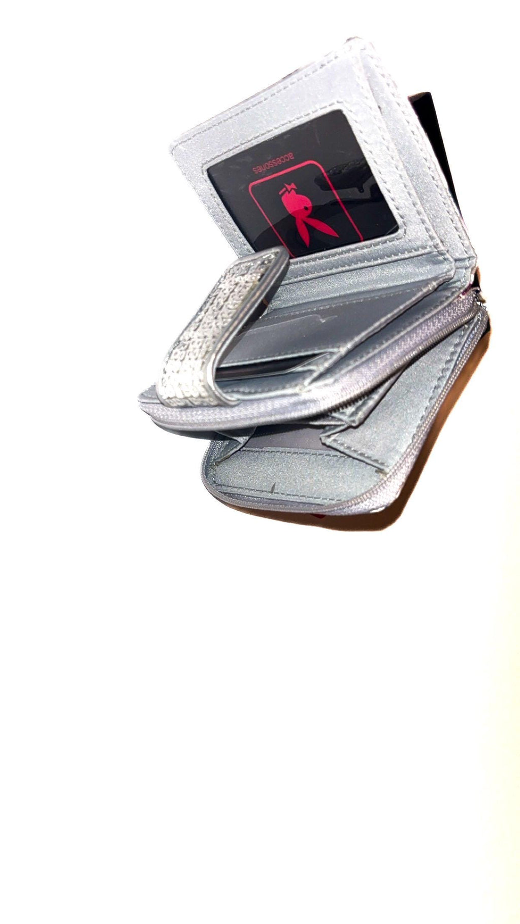 Playboy Silver Multicolour Monogram Purse / Wallet (2004) – New With Tags