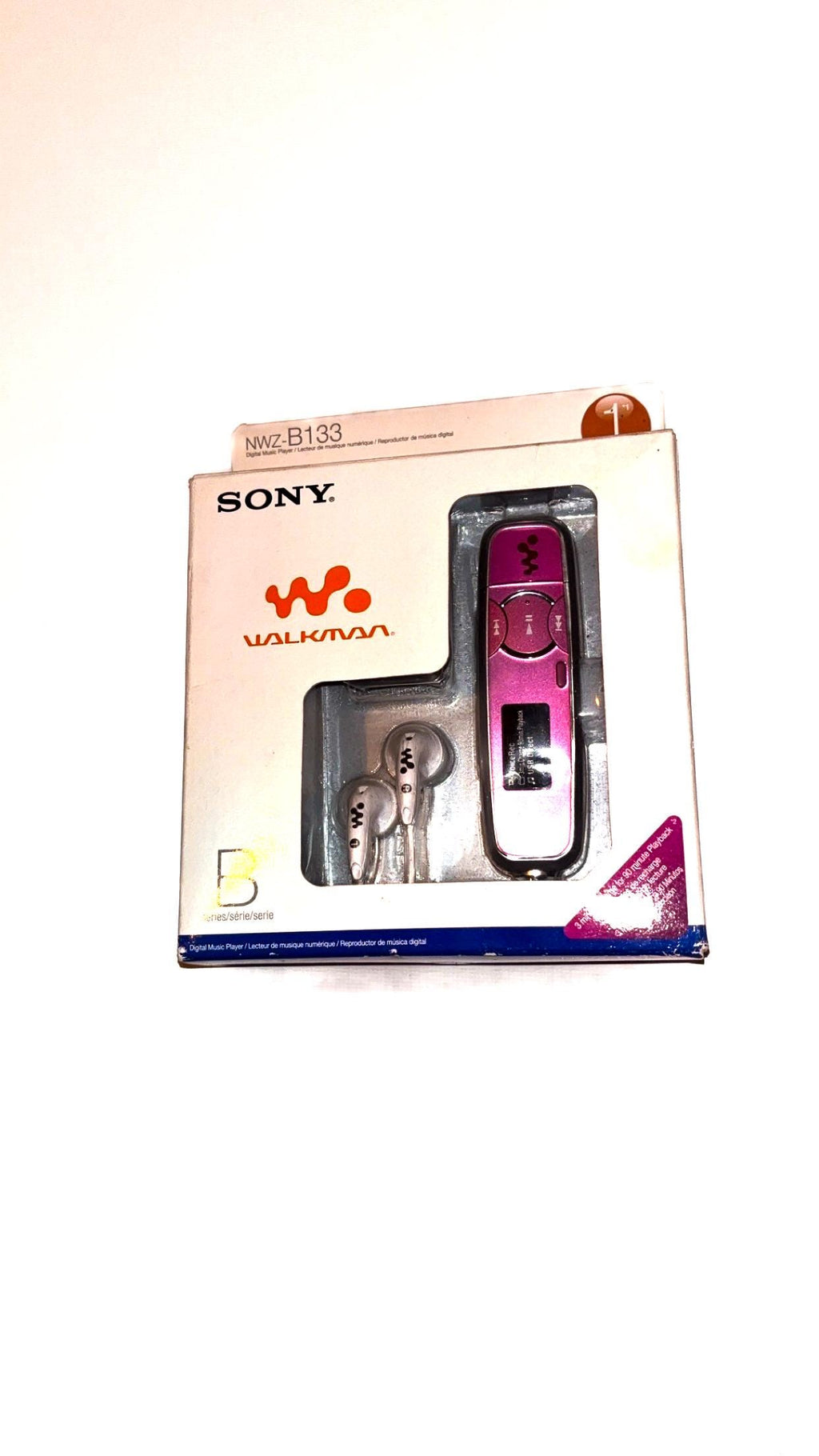 Sony Walkman NWZ-B133 Pink MP3 Player – New in Original Packaging