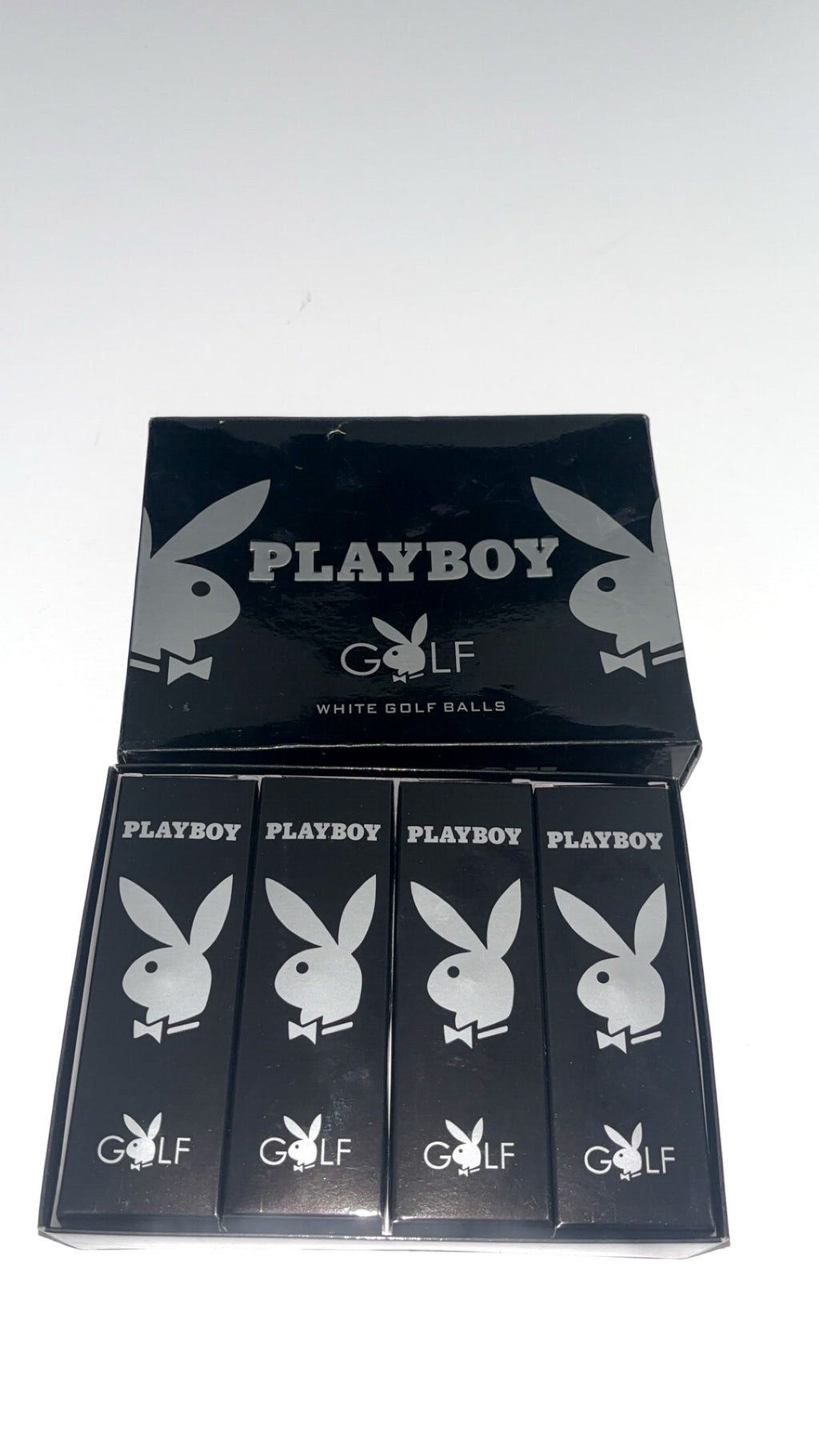 Palline da golf Playboy Soft-Distance bianche (2009) – Nuove, confezione da 12 regalain
