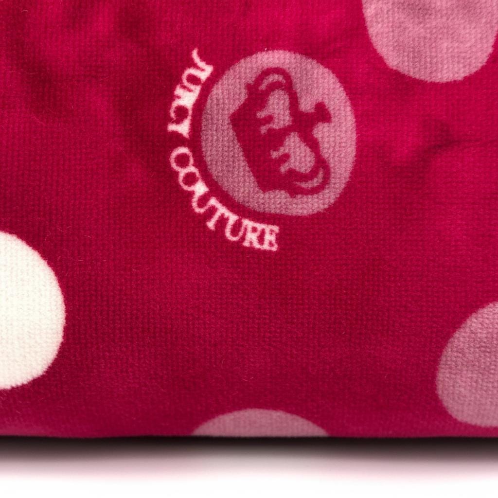 Juicy Couture Red Polka Dot Two-Piece Cosmetic Bag Set – New With Tags