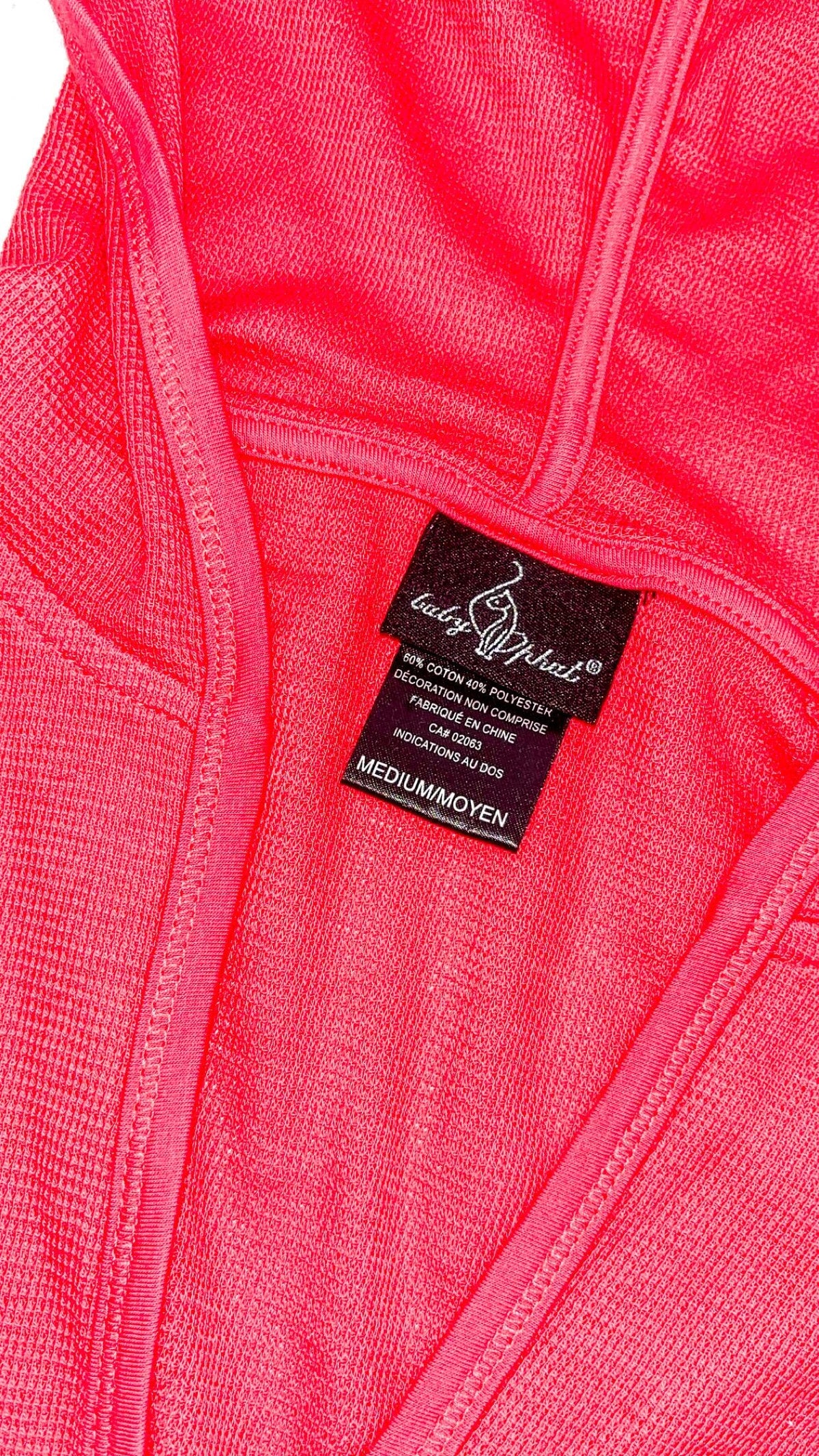 Baby Phat Coral Hooded Tee – Medium, New With Tags