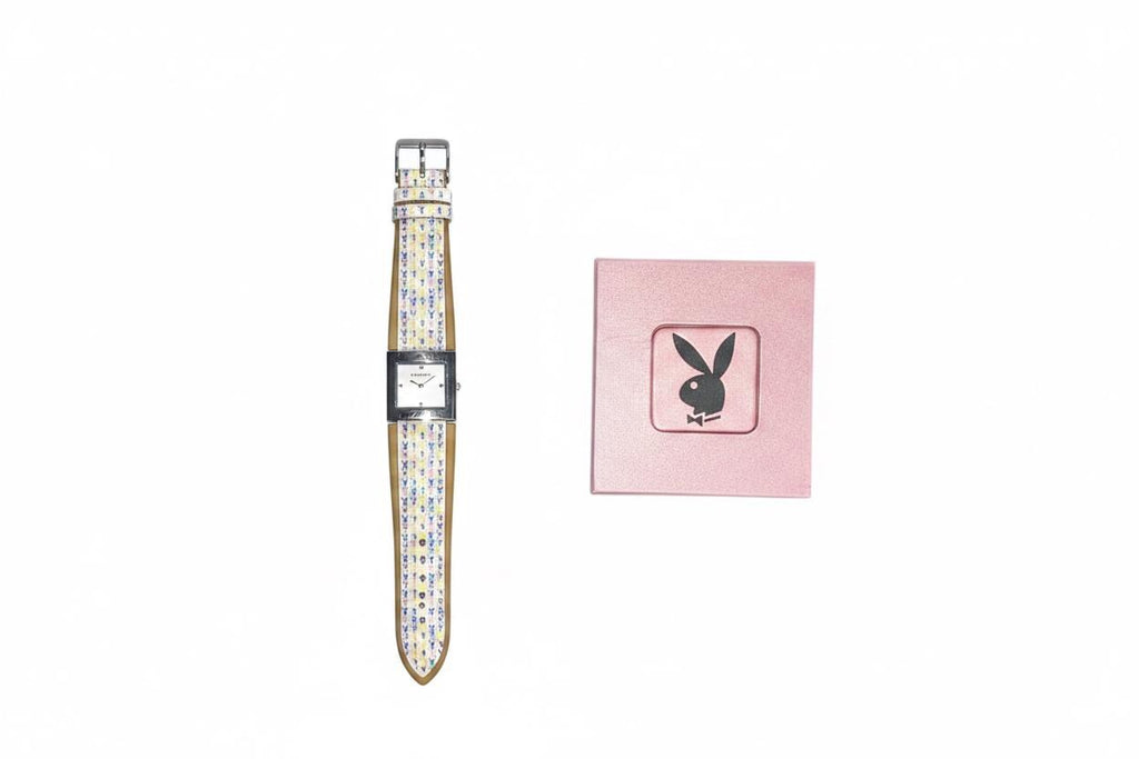 Playboy Multicolour Rabbit Head Monogram Wristwatch (2003) – New in Packaging