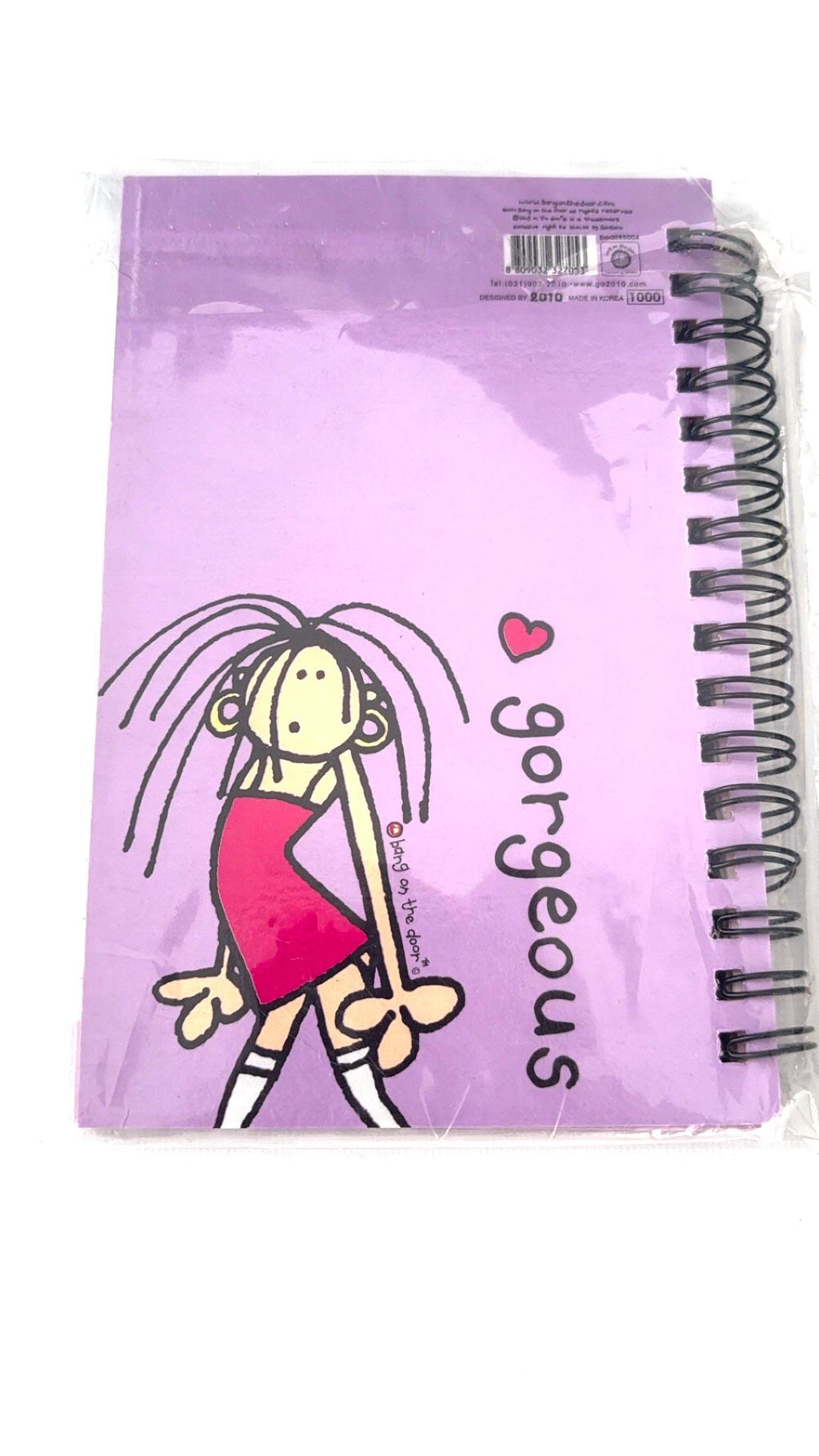 Bang On The Door Gorgeous Purple A5 Spiral Notebook – New & Sealed