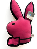 Playboy Pink & Black Rabbit Head Pillow (2004) – With Original Tags