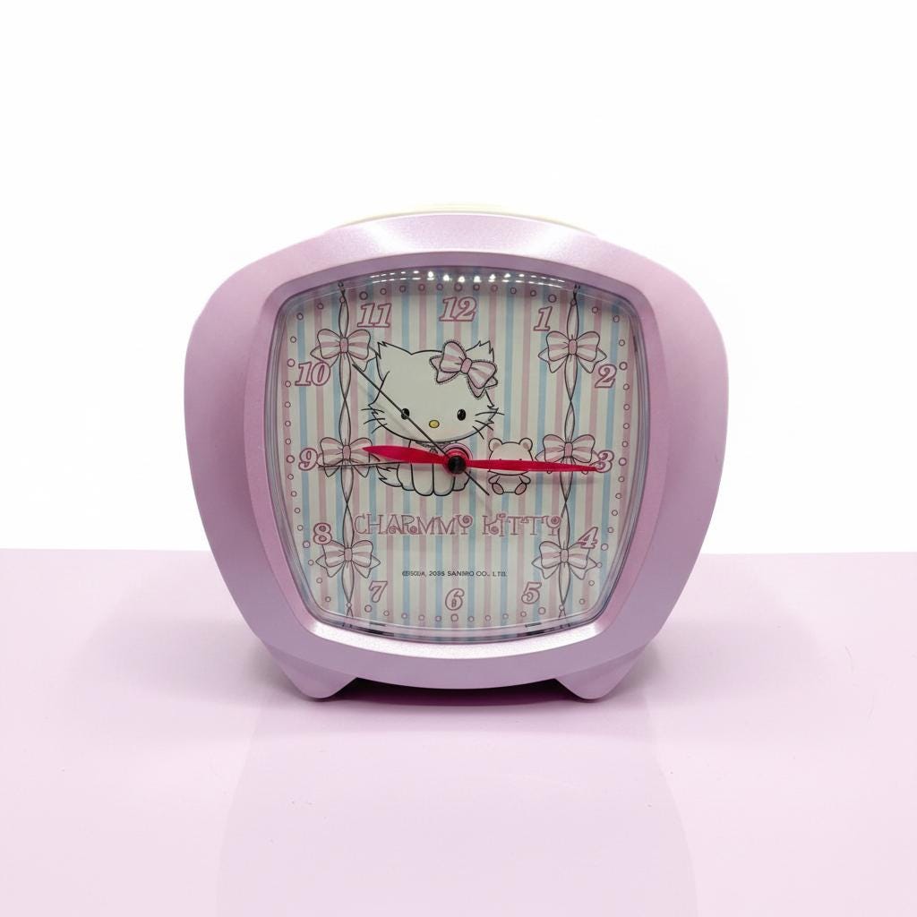 Sanrio Charmmy Kitty Pink Alarm Clock (2005) – New in Packaging
