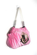 Juicy Couture Pink Velvet Crest Shoulder Bag – New With Tags