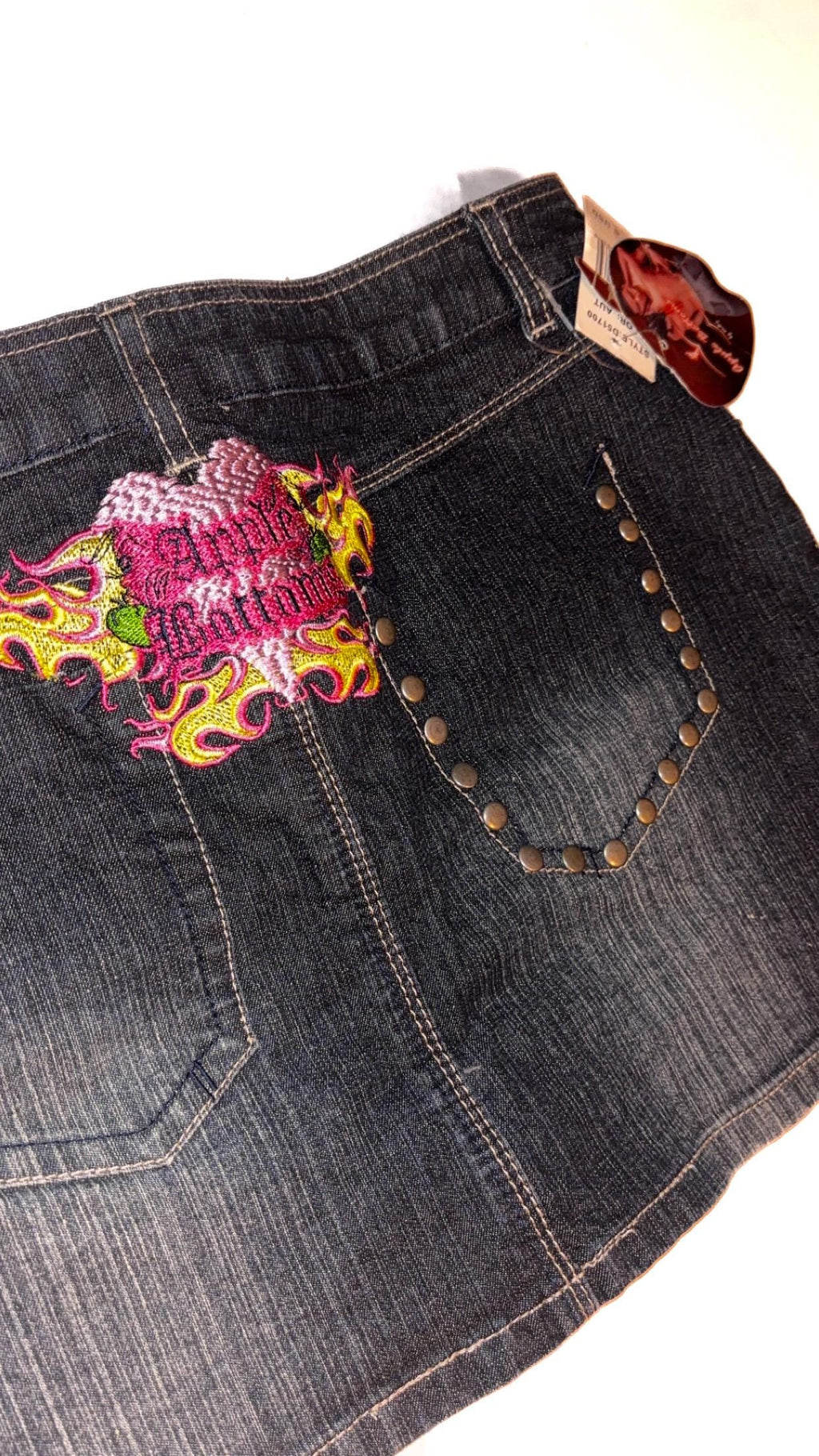 Apple Bottoms by Nelly Denim Mini Skirt – Size 7, New With Tags