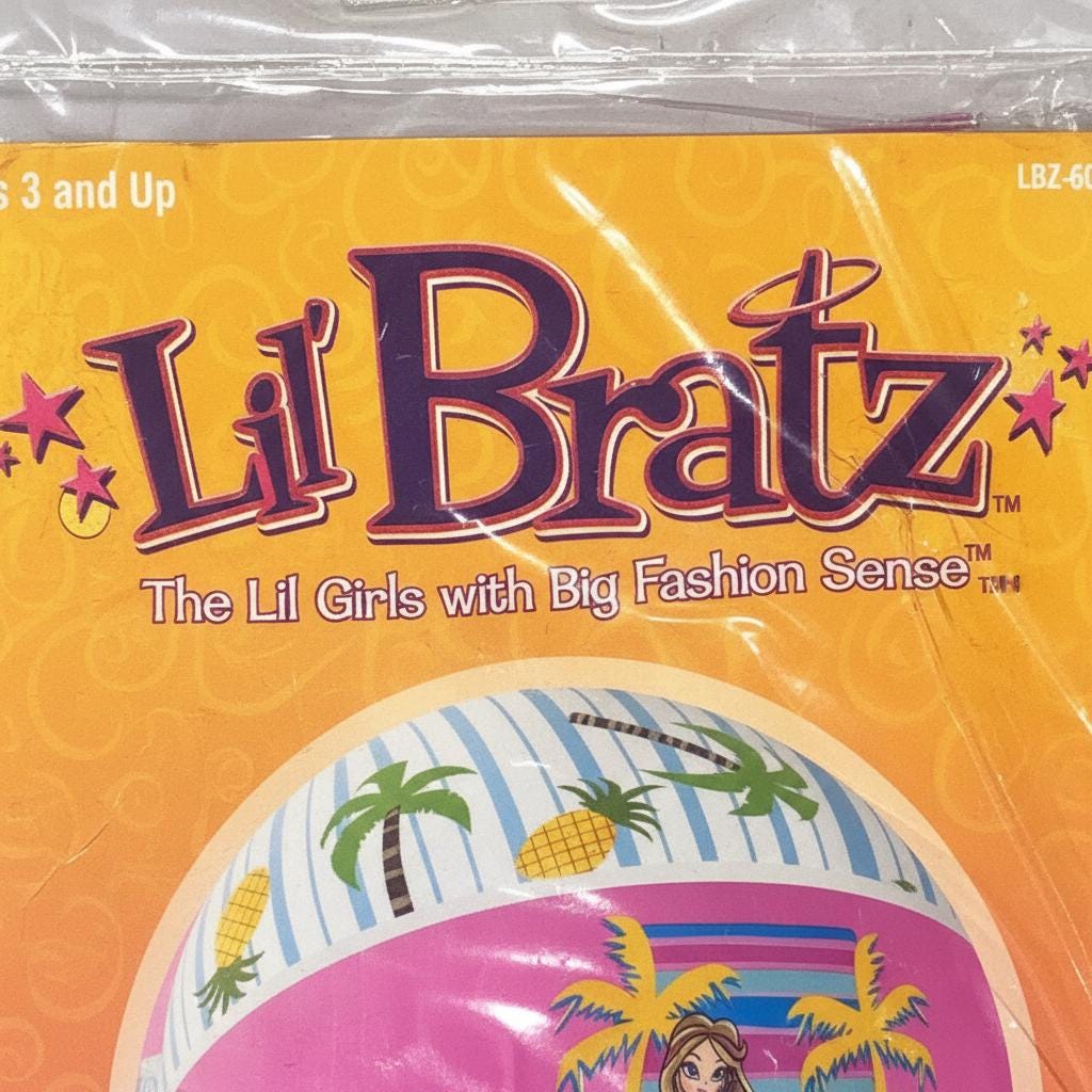 Lil Bratz Yasmin 16-Inch Inflatable Beach Ball – New in Packaging
