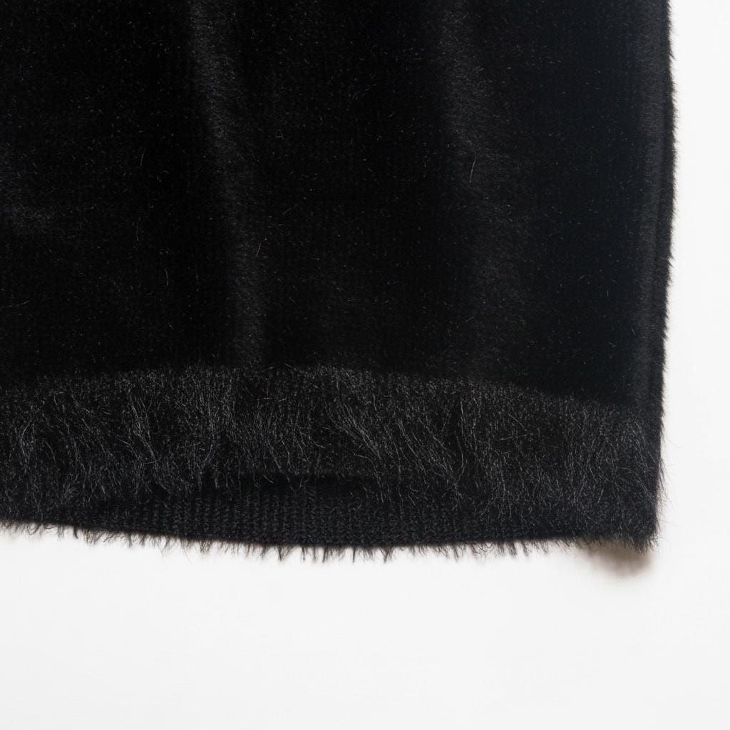 Baby Phat Black Fuzzy Halterneck Dress – New With Tags