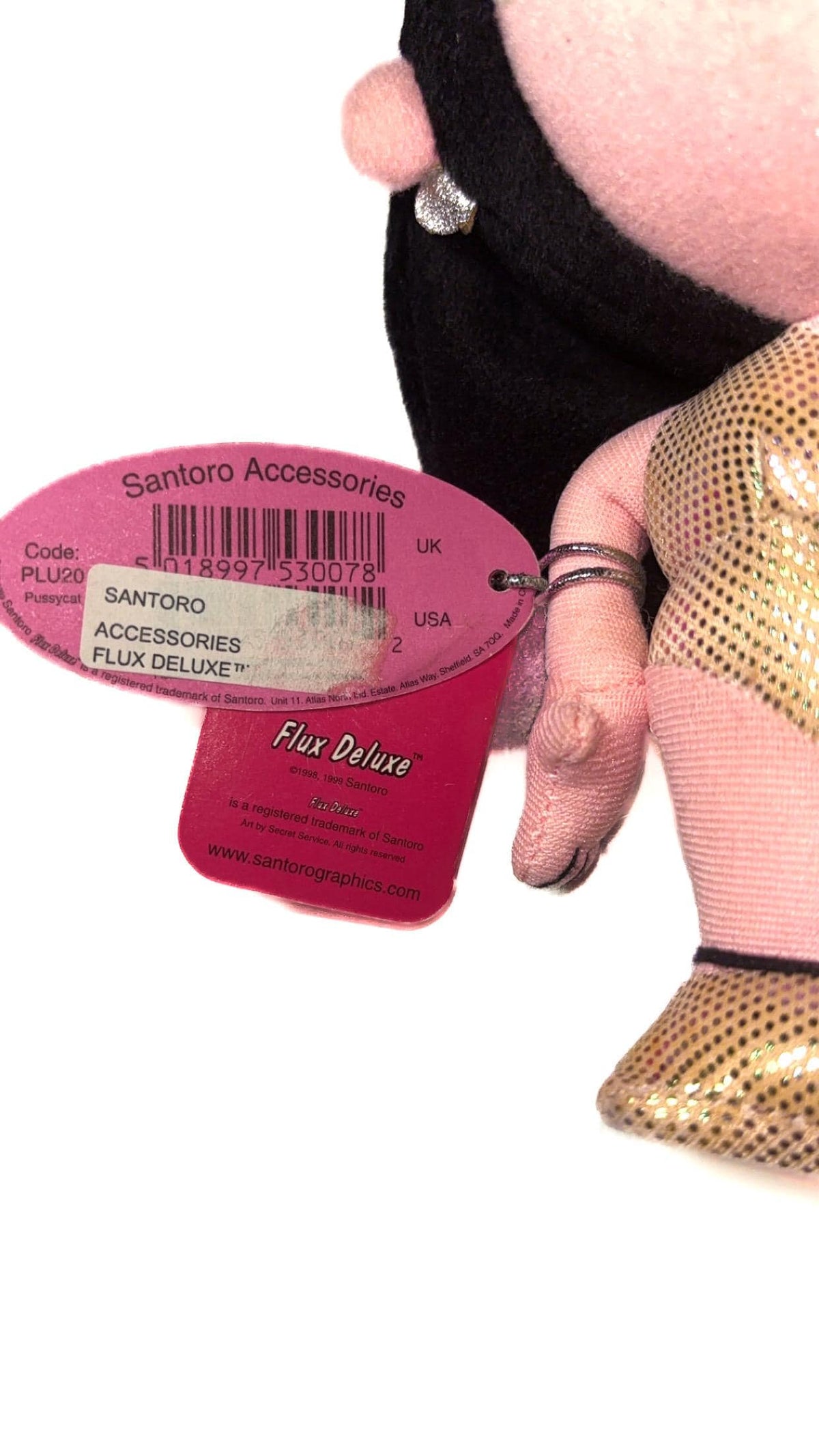 Santoro Flux Deluxe Pussy Cat Plush Doll – New With Character Tags