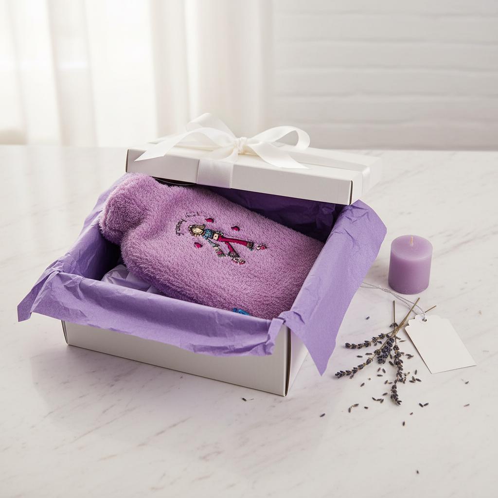 Santoro Groovy Chick Purple Hot Water Bottle Cover (2003) – New With Tags
