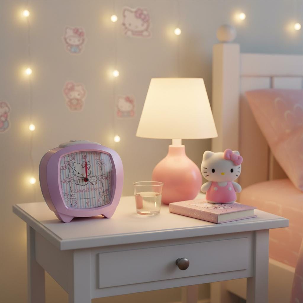 Sanrio Charmmy Kitty Pink Alarm Clock (2005) – New in Packaging