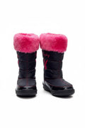 Playboy Black & Fuchsia Winter Boots (2010) – UK 6, New in Box