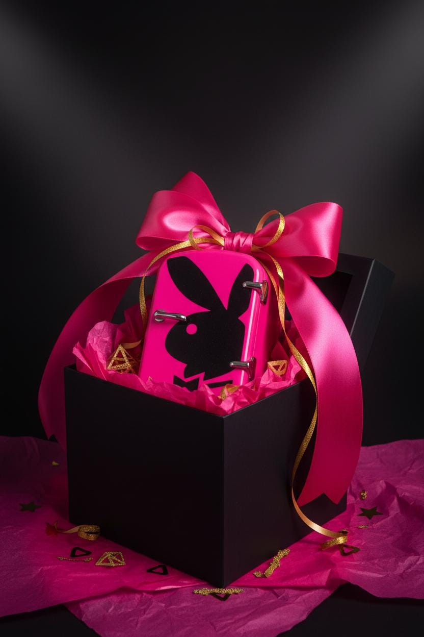 Playboy Hot Pink Glitter Mini Fridge (2003) – Refurbished