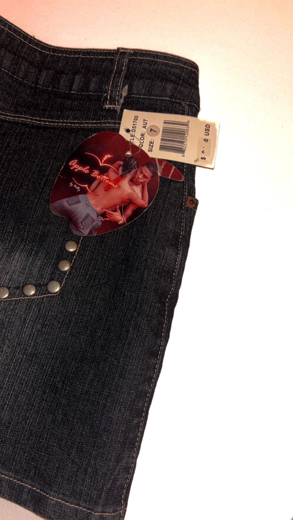 Apple Bottoms by Nelly Denim Mini Skirt – Size 7, New With Tags
