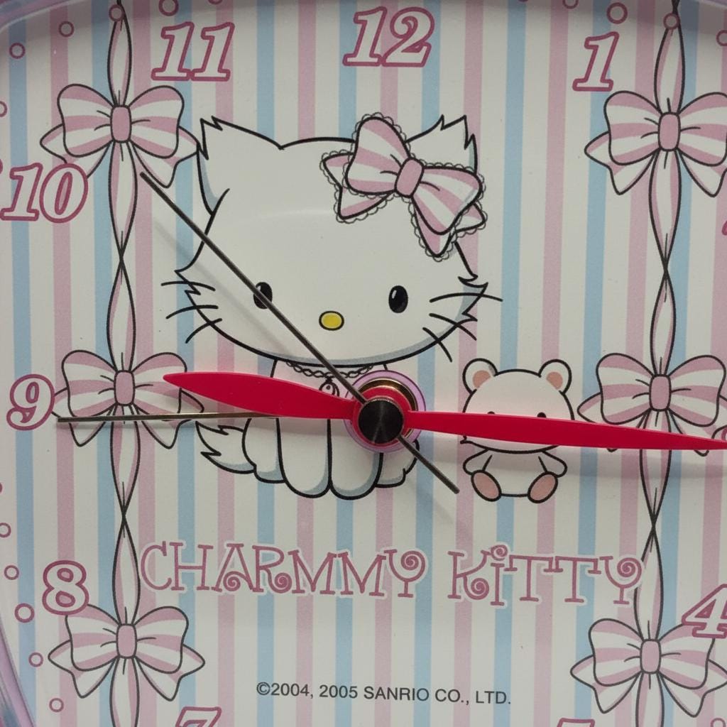 Sanrio Charmmy Kitty Pink Alarm Clock (2005) – New in Packaging