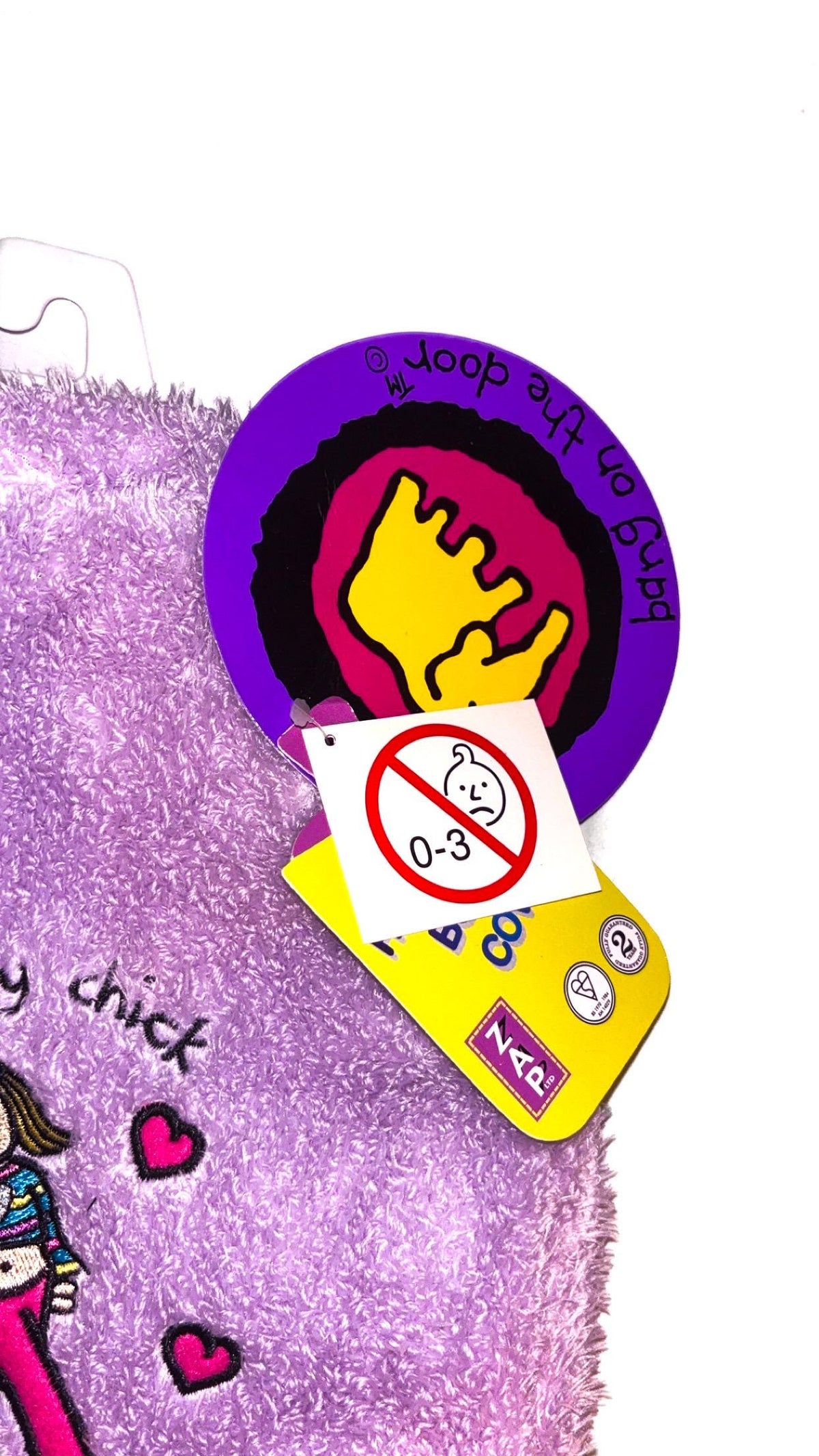 Santoro Groovy Chick Purple -kumikopattu (2003) – Uusi, laput mukana
