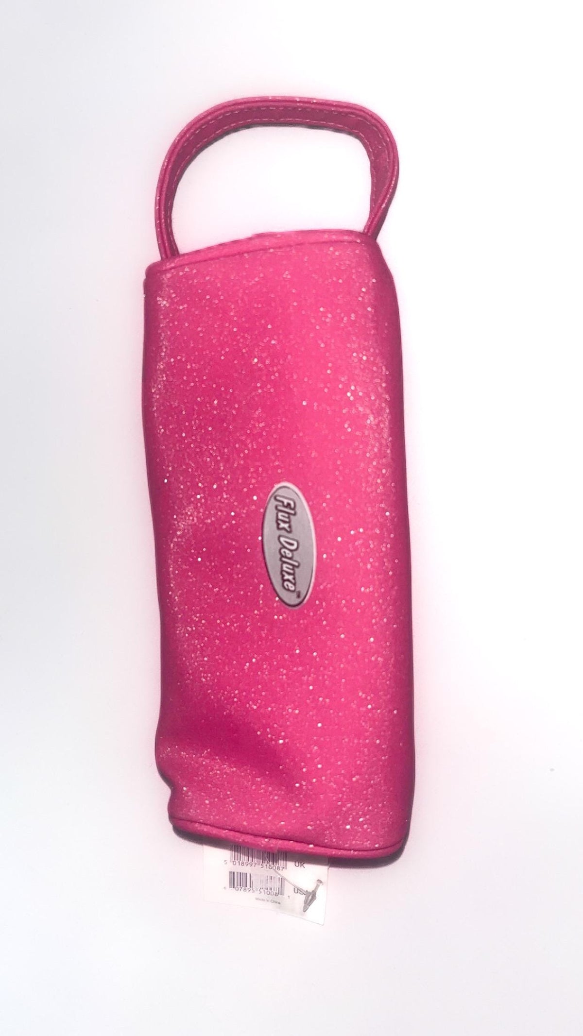 Santoro Pussy Cat Flux Deluxe Pink Glitter Pencil Case (1998) – New With Tags
