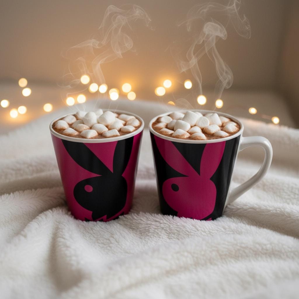Playboy Bunny Mug Set of 2 (2006) – New in Original Packaging