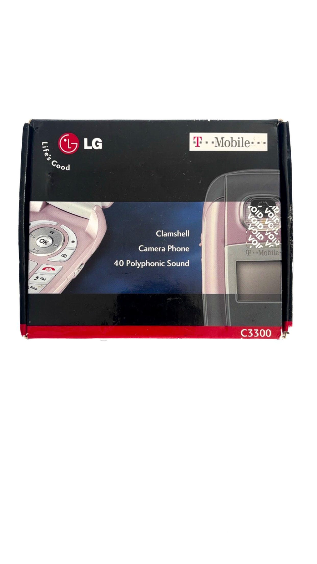 Téléphone à clapet LG C3300 violet pastel (2005) – Neuf dans son emballage d'origine
