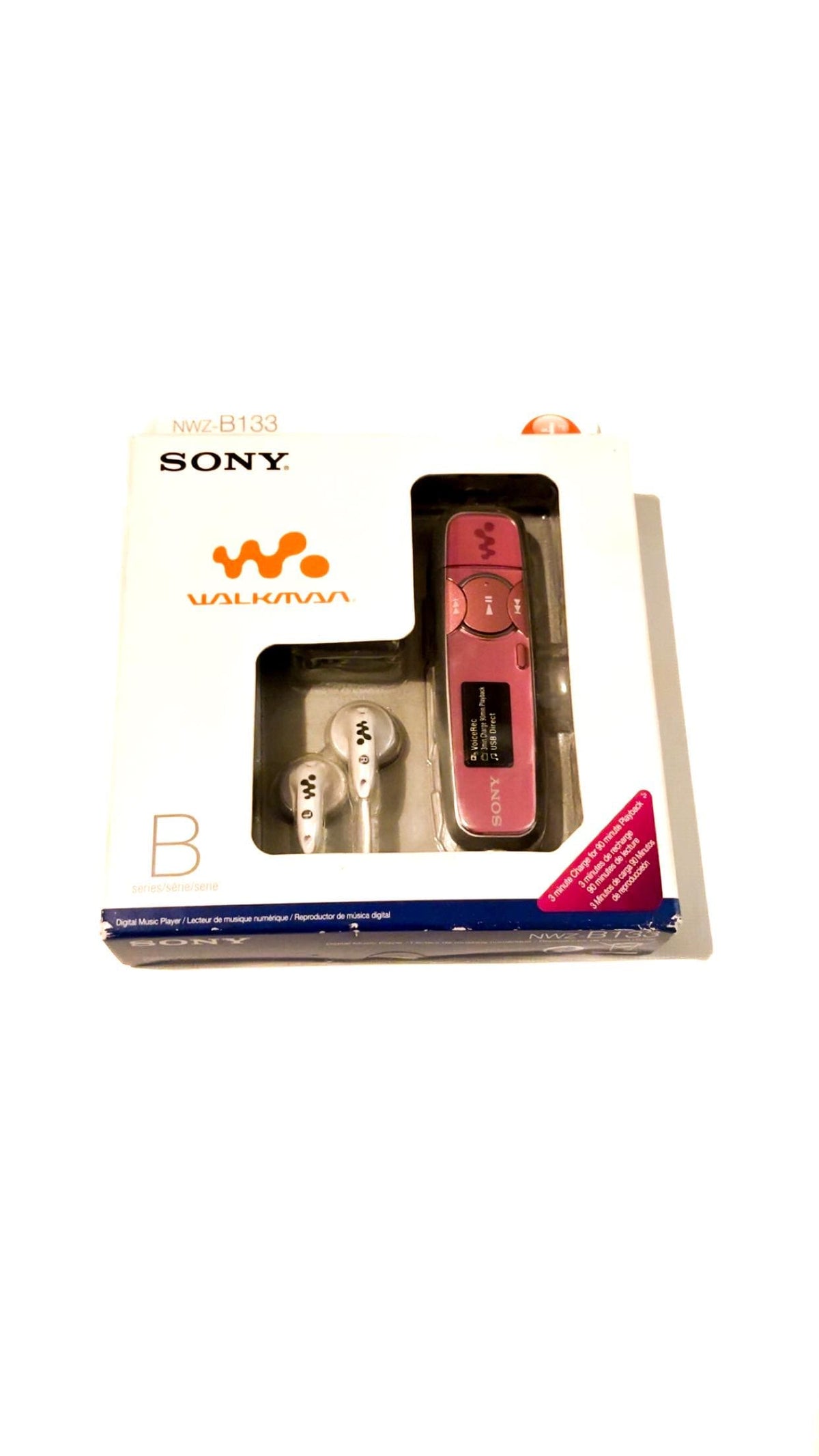 Sony Walkman NWZ-B133 Pink MP3 Player – New in Original Packaging