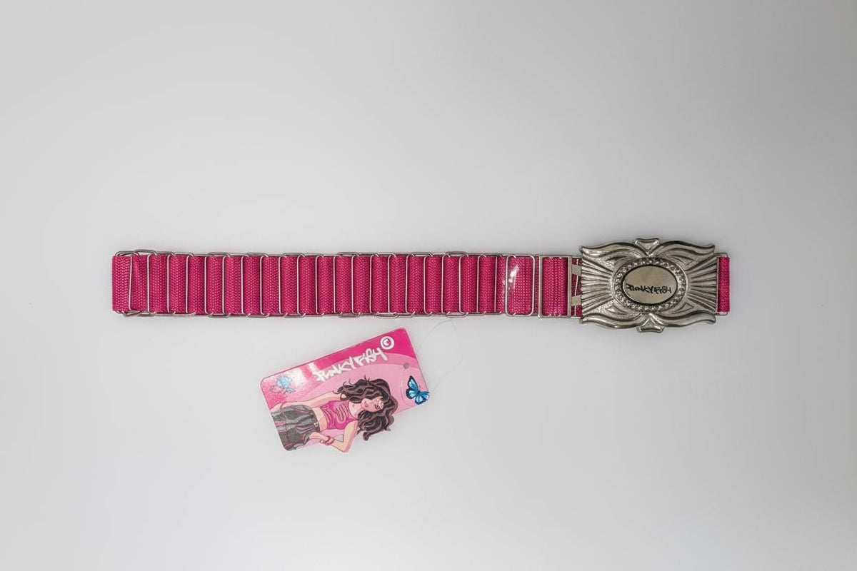 Punky Fish Pink Link Belt with Statement Buckle – New With Tags
