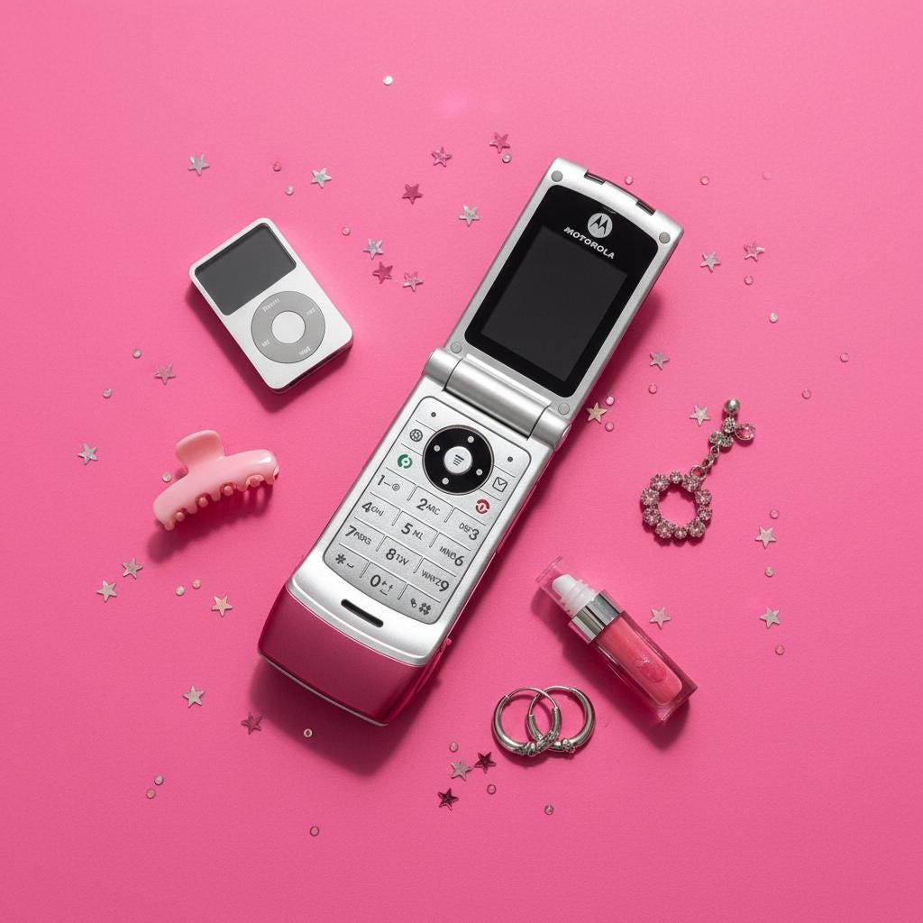 Motorola W375 Pink Flip Phone (2006) – New in Packaging, T-Mobile Locked