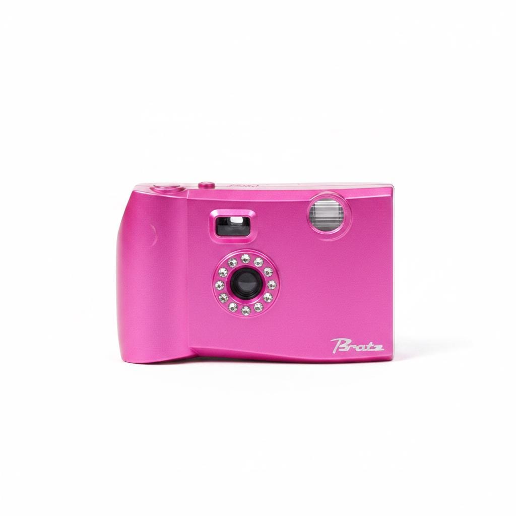 Cámara de 35 mm Bratz Electric Funk Glimmerin’ Glam Cam – Nueva en su empaque