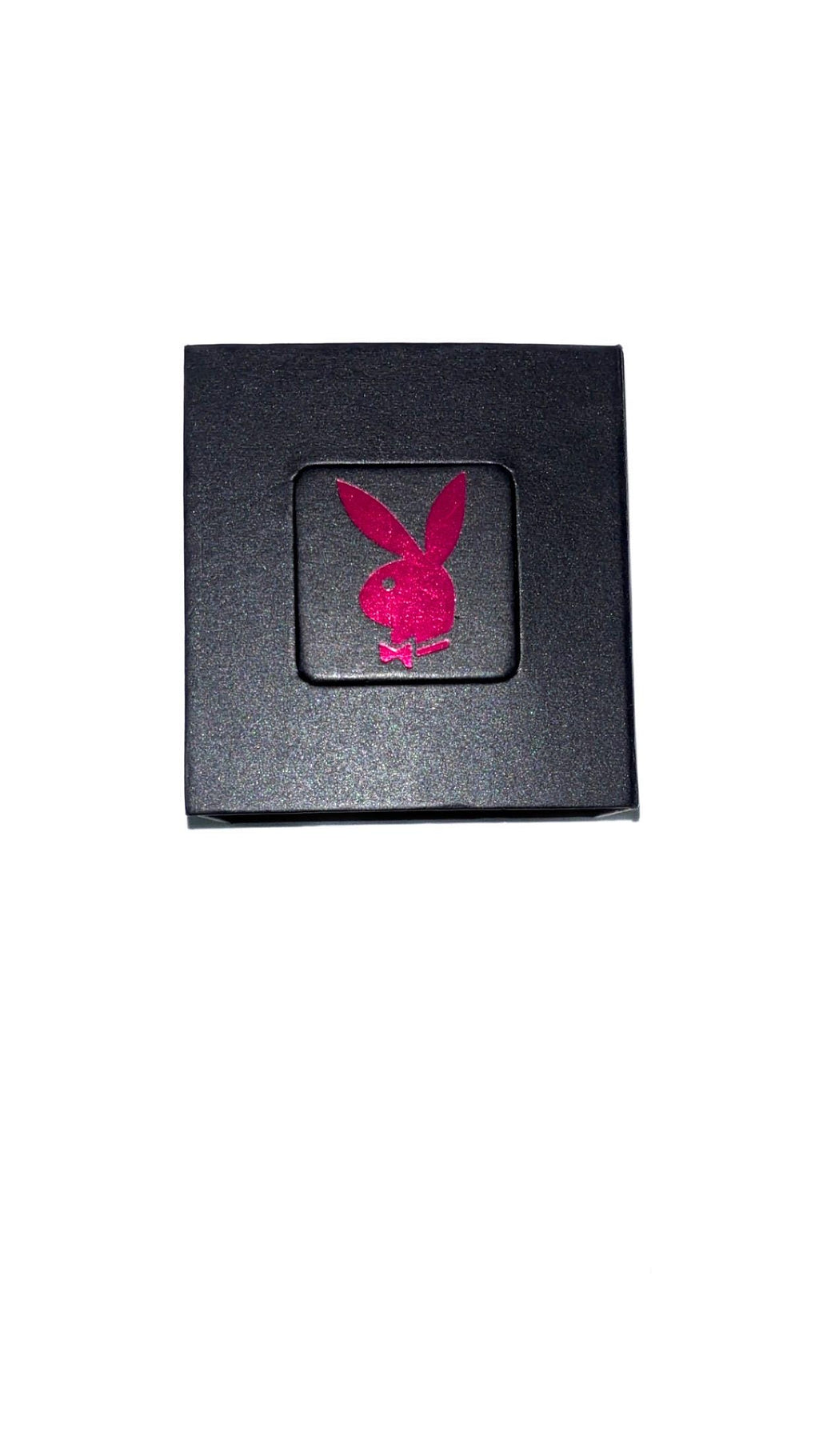 Montre-bracelet rectangulaire Playboy rose à tête de lapin (2004) – Neuve avec étiquettes