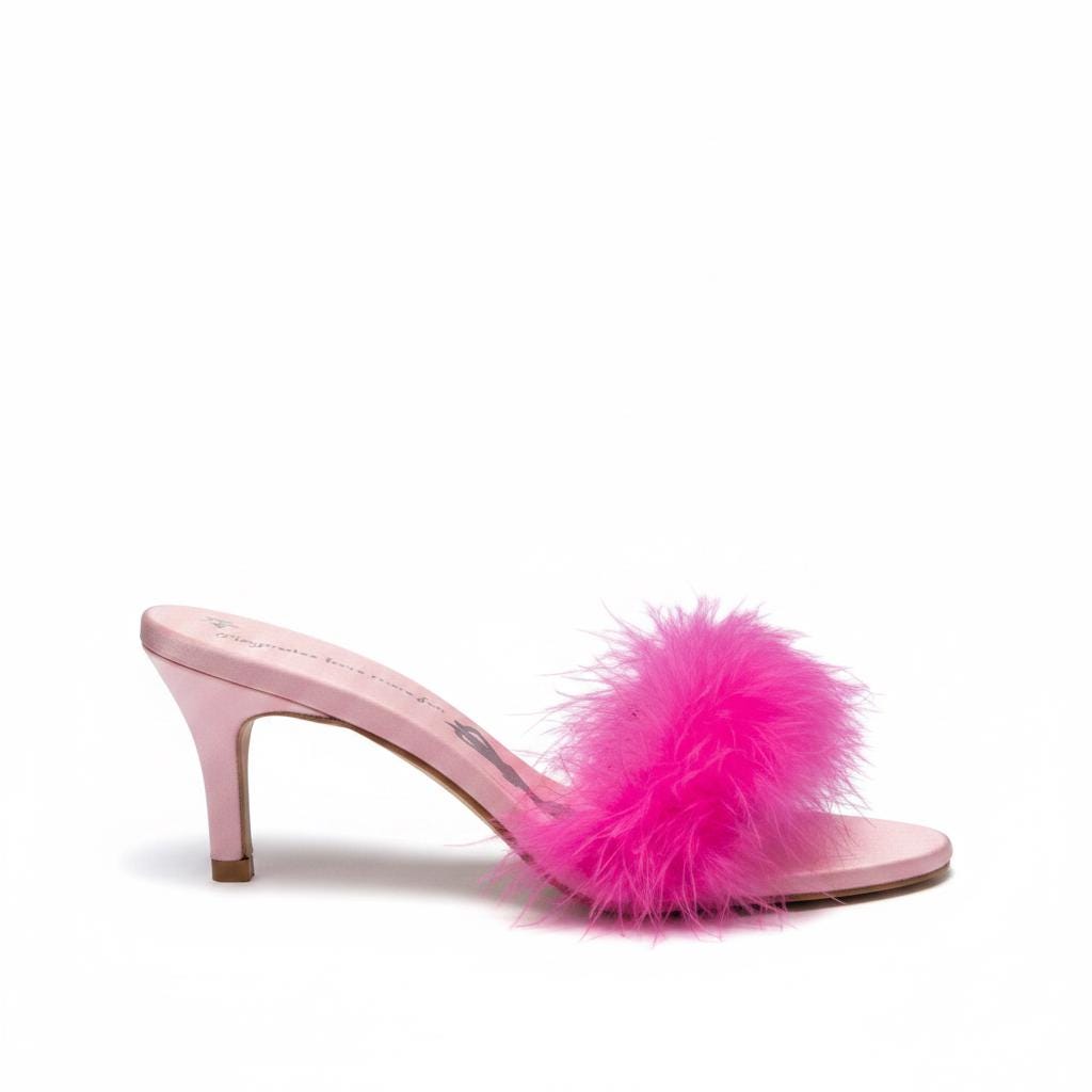 Playboy Playmates scarpe kitten heel rosa Advisory (2004) – UK 6, nuove in scatola