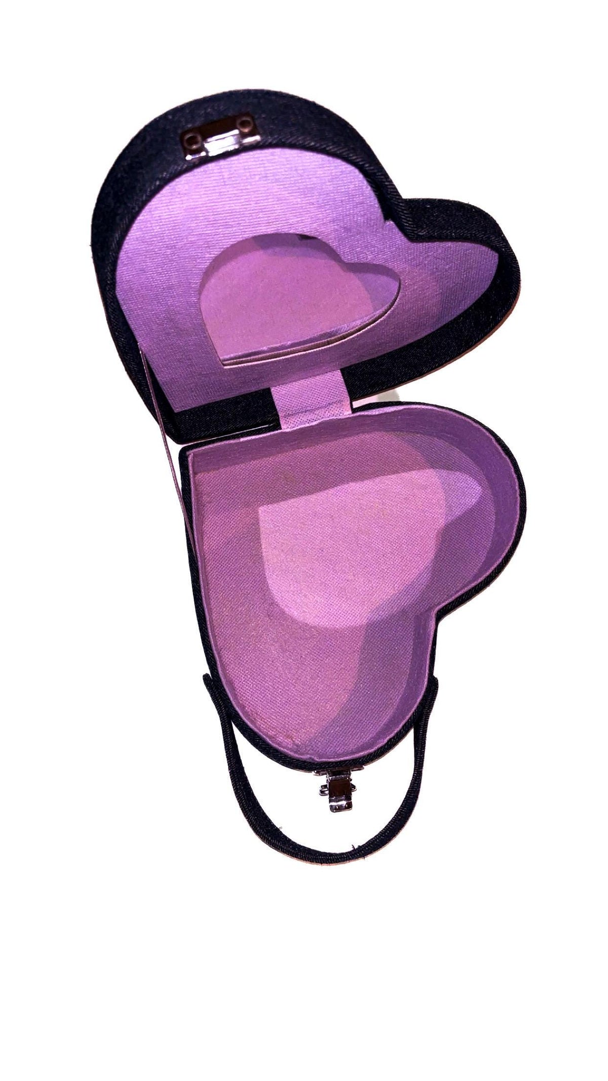 Santoro Groovy Chick Heart Denim Jewellery Case (2003) – Refurbished