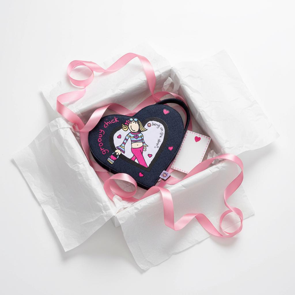 Кейс для украшений Santoro Groovy Chick Heart Denim (2003) – Восстановленный
