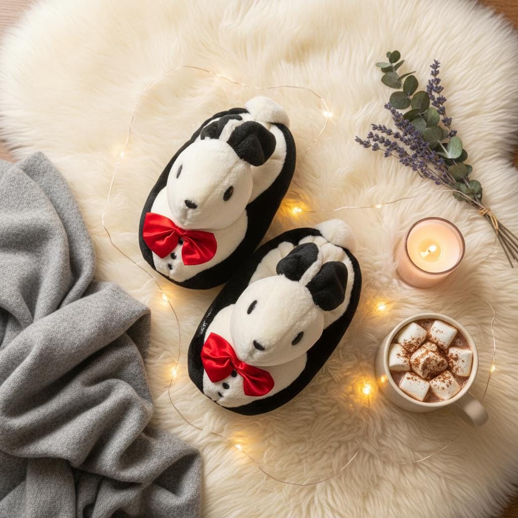 Vintage Playboy Bunny Mascot Slippers (1980s) – New With Tag
