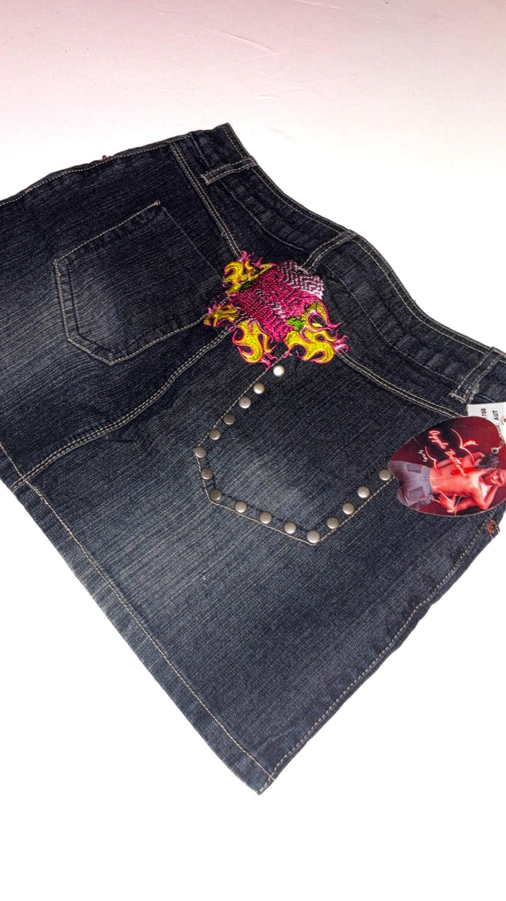 Apple Bottoms by Nelly Denim Mini Skirt – Size 7, New With Tags