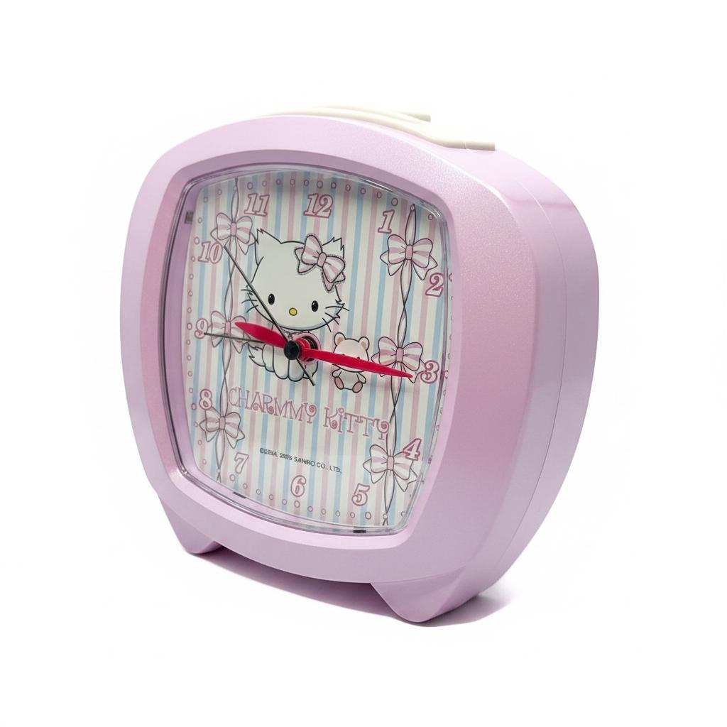 Sanrio Charmmy Kitty Pink Alarm Clock (2005) – New in Packaging