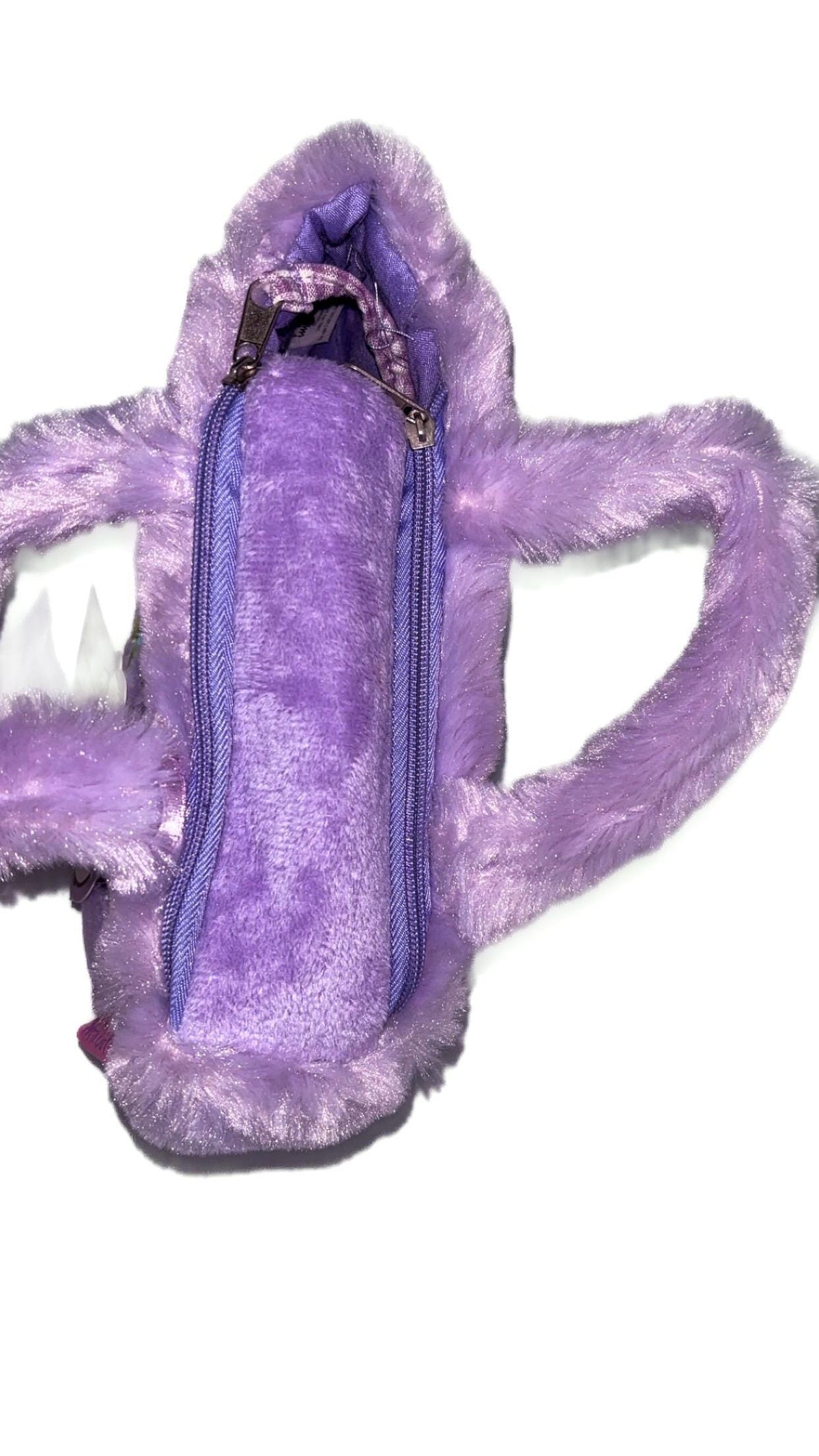 Santoro Tutti Cuti Purple ‘Puppy Love’ Faux Fur Mini Bag (2006) – New With Tags