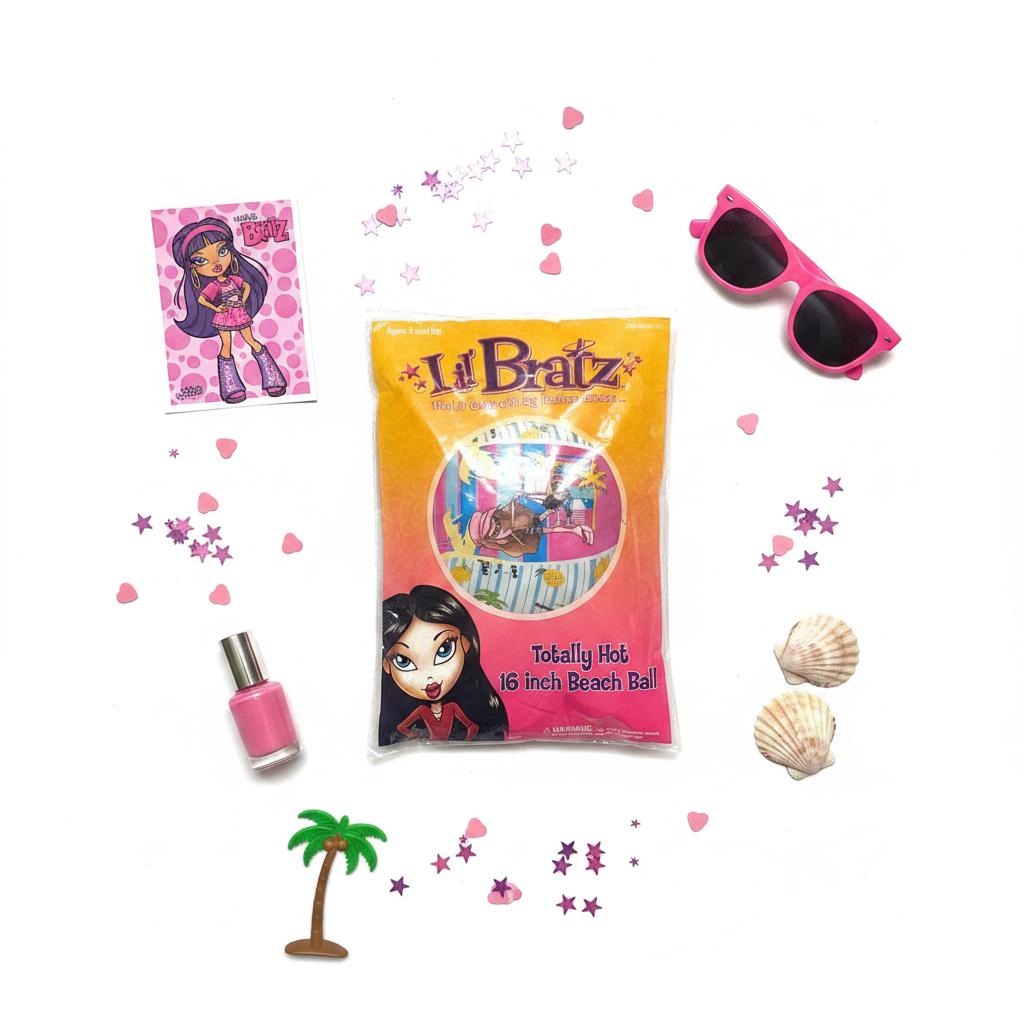 Lil Bratz Yasmin 16-Inch Inflatable Beach Ball – New in Packaging