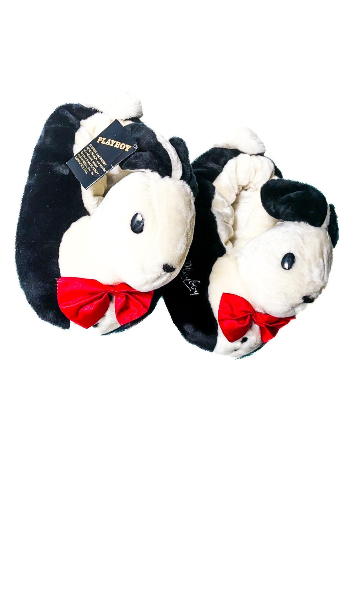 Vintage Playboy Bunny Mascot Slippers (1980s) – New With Tag
