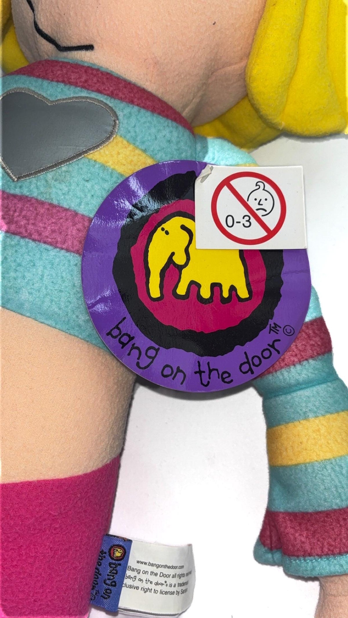 Santoro XL Groovy Chick Plush Cuddle Cushion (2003), 30 Inches – New With Tags