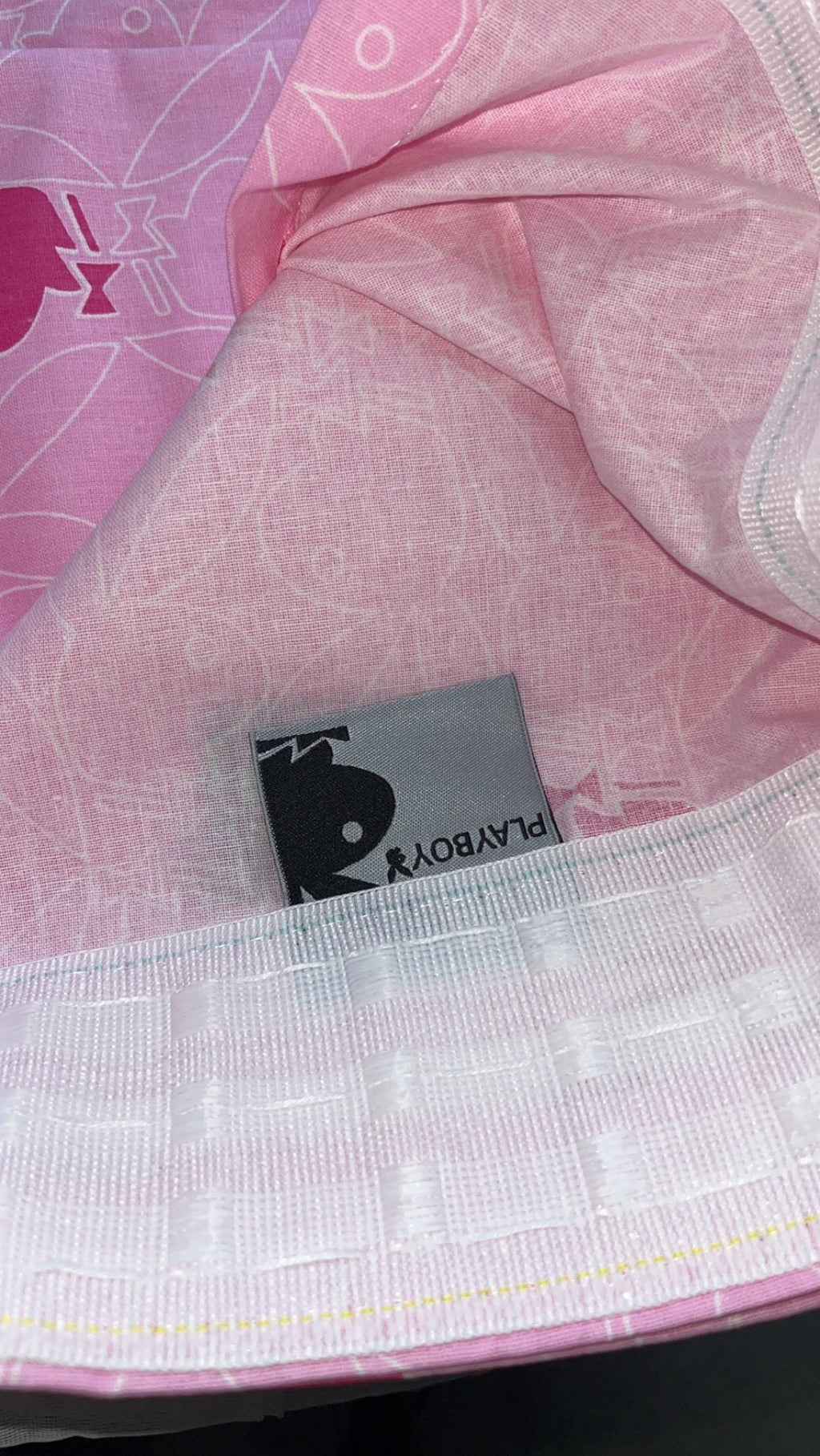 Playboy Pink Rabbit Head Curtain Pair (2007) – New in Packaging
