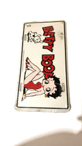 Betty Boop Red Lettering Vintage Metal Licence Plate Sign – New & Sealed