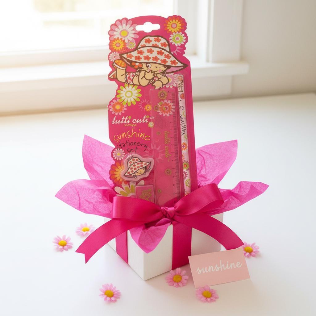 Santoro Tutti Cuti Sunshine Stationery Set (2006) – New in Packaging