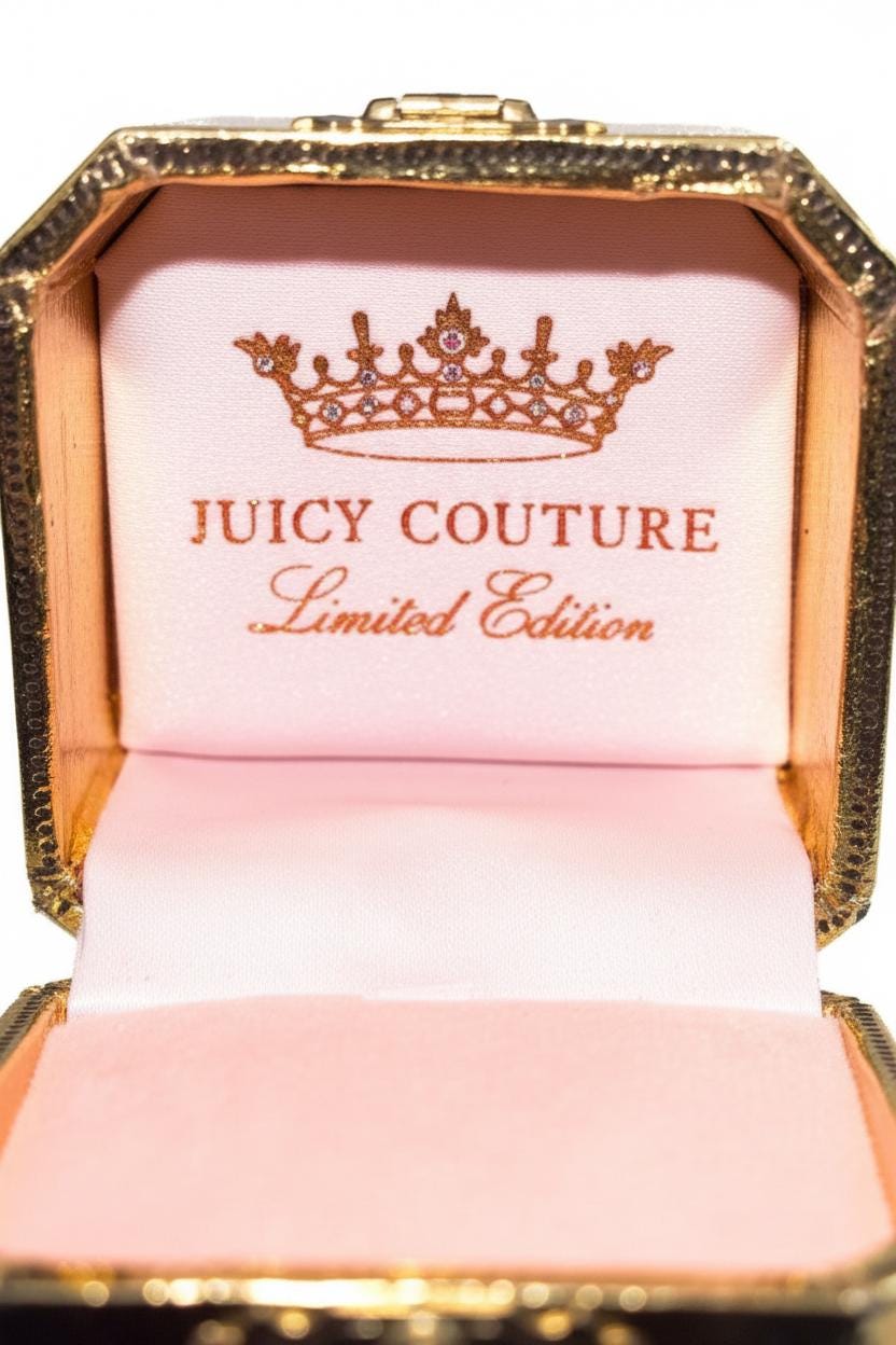 Juicy Couture Limited Edition Opening Chocolate Box Heart Charm (2011) – New in Box