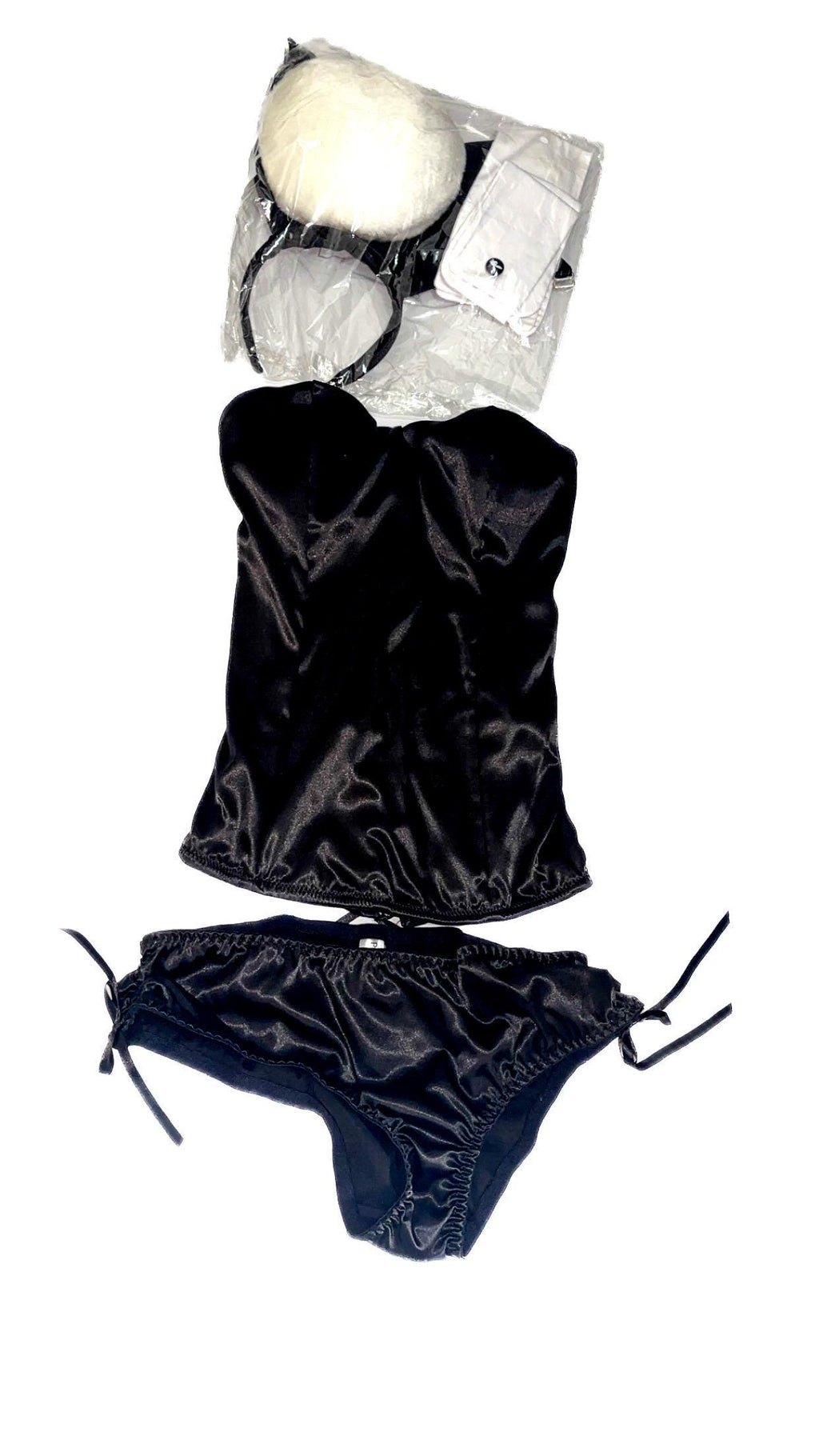 Conjunto de disfraz de conejita negra del aniversario de Playboy – Nuevo en su caja original