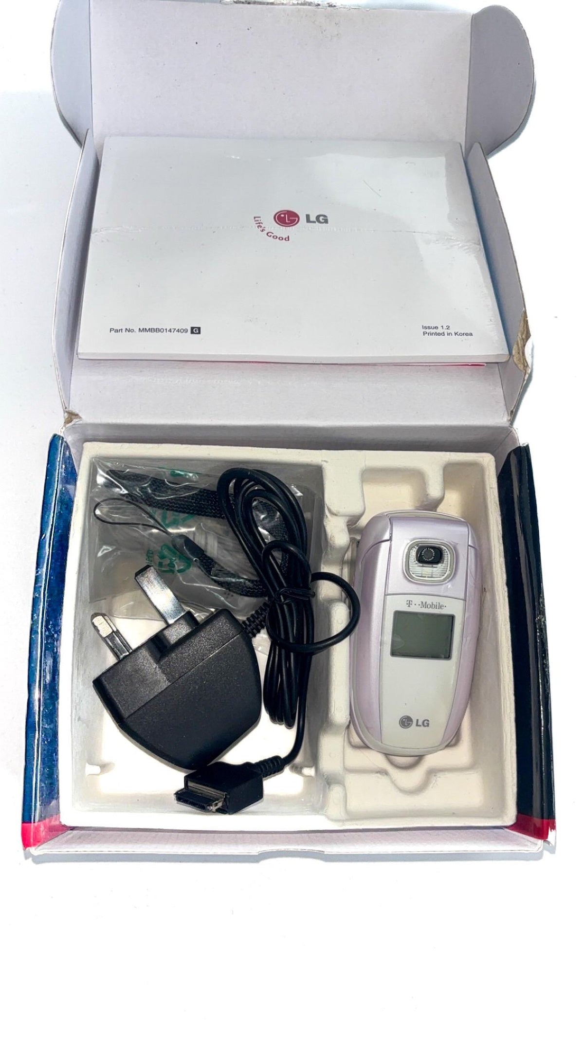 Téléphone à clapet LG C3300 violet pastel (2005) – Neuf dans son emballage d'origine